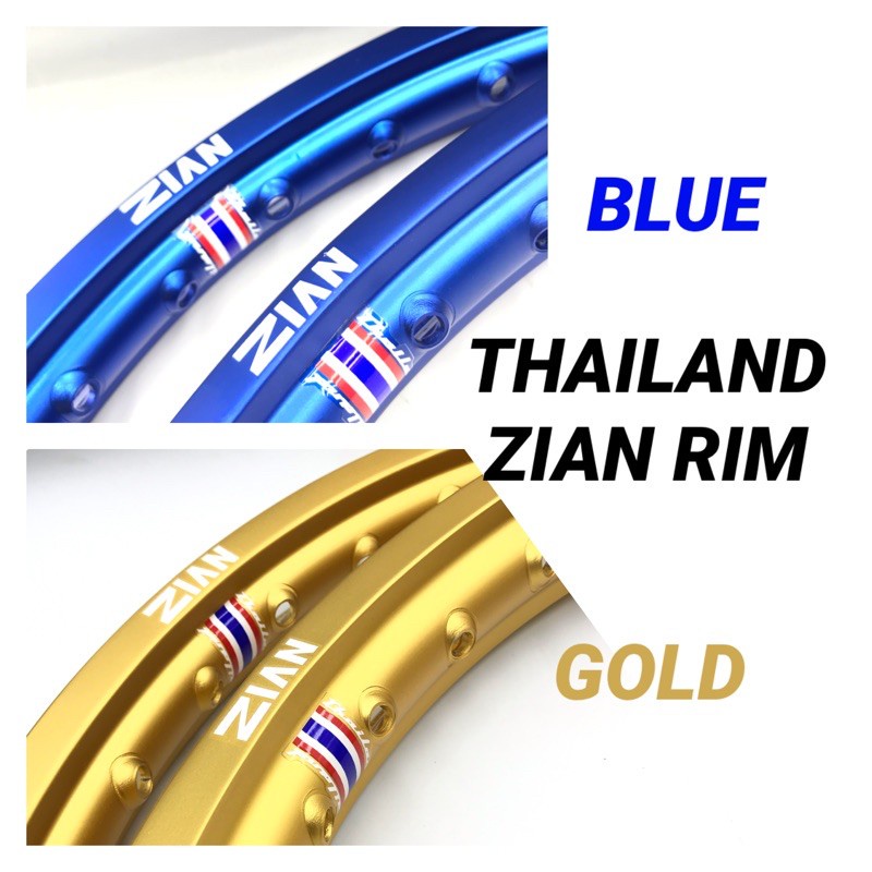 ZIAN ALLOY RIM 1.2X17 PAIR | Shopee Philippines