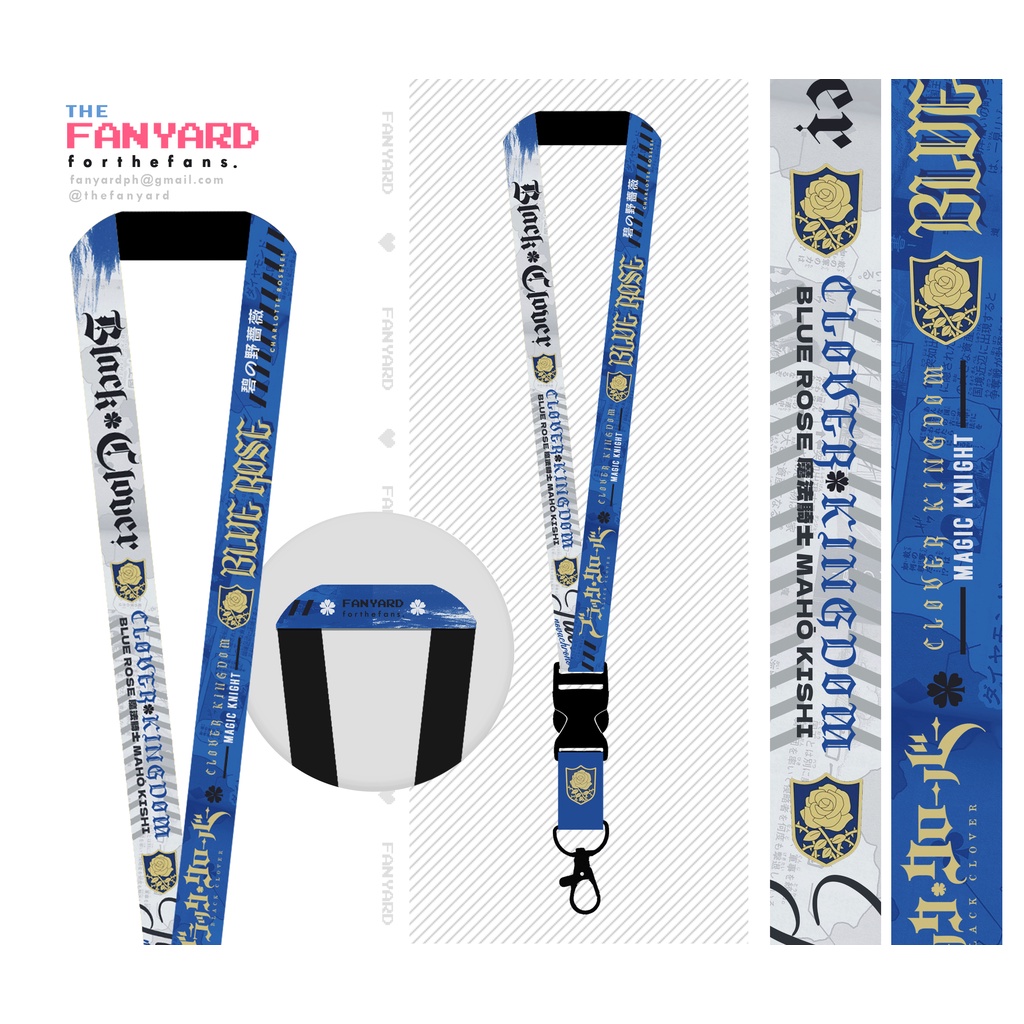 ANIME Black Clover Id lace / Lanyards (Fanmade) | Shopee Philippines