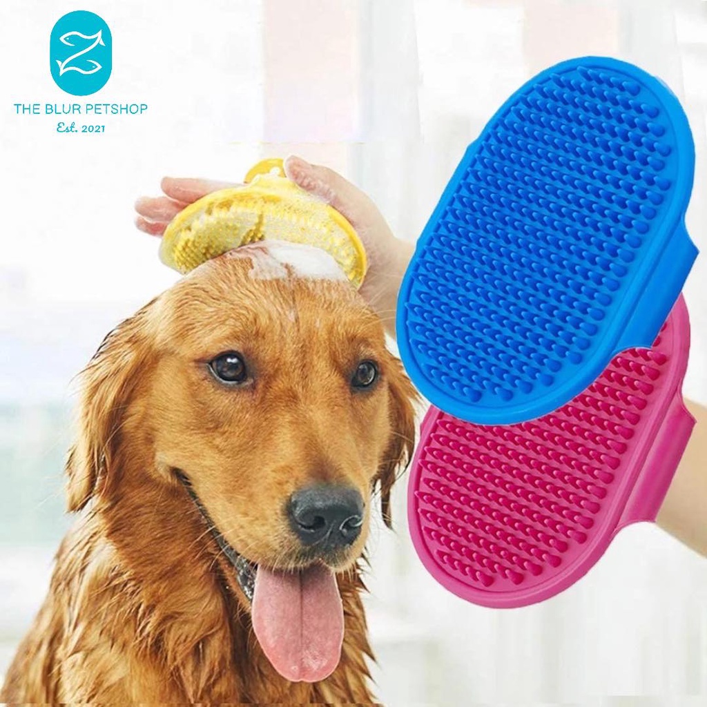 Gloves Scrub Brush Soft Safety Silicone Pet Bath Brush Puppy Dog Cat ...