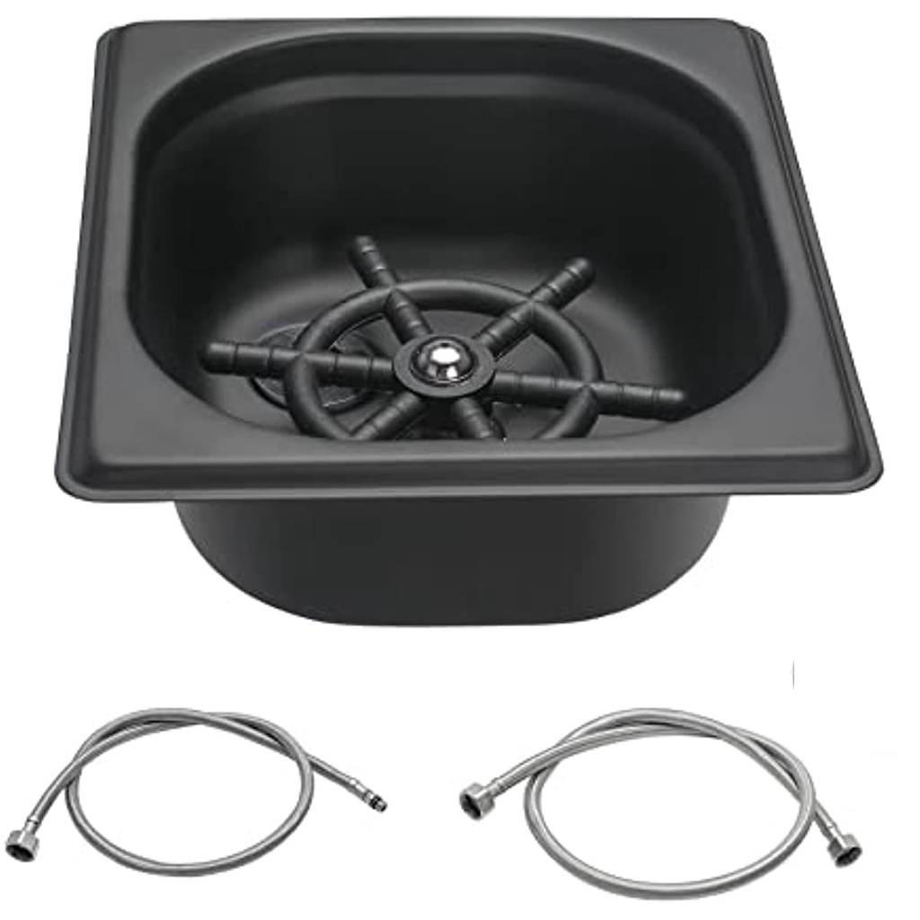Koryaiko Stainless Steel Automatic Cup Washer Bar Glass Rinser Pitcher ...