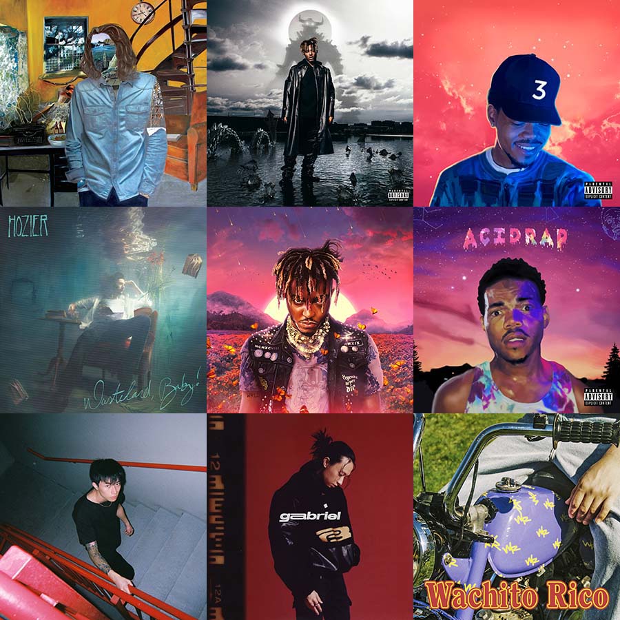 Hozier/Juice Wrld/Chance The Rapper/Keshi/Boy Pablo Album Covers [Vinyl