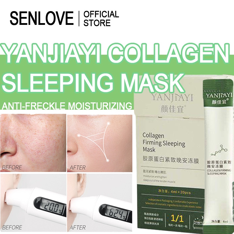 YANJIAYI Collagen Firming Sleeping Mask AntiFreckle Moisturizing No