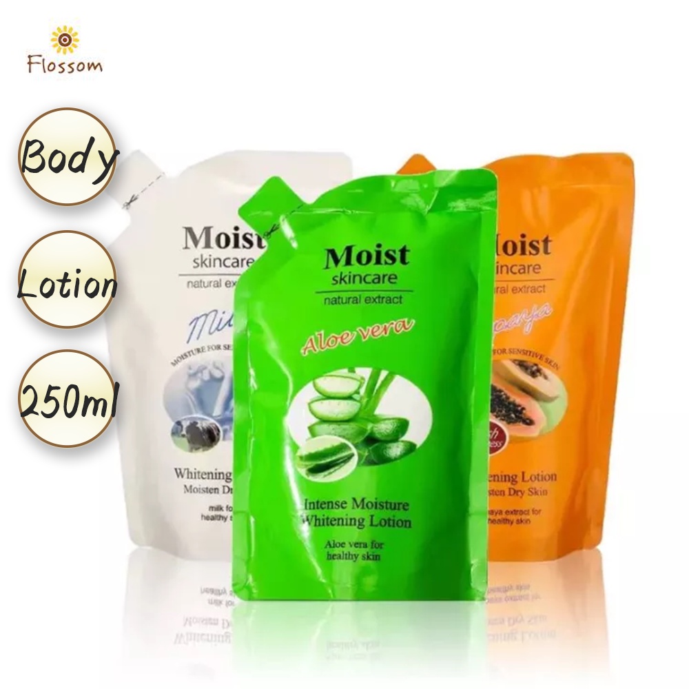 Moist Body Care Lotion Whitening Pouch Moisten Dry Skin White Bright