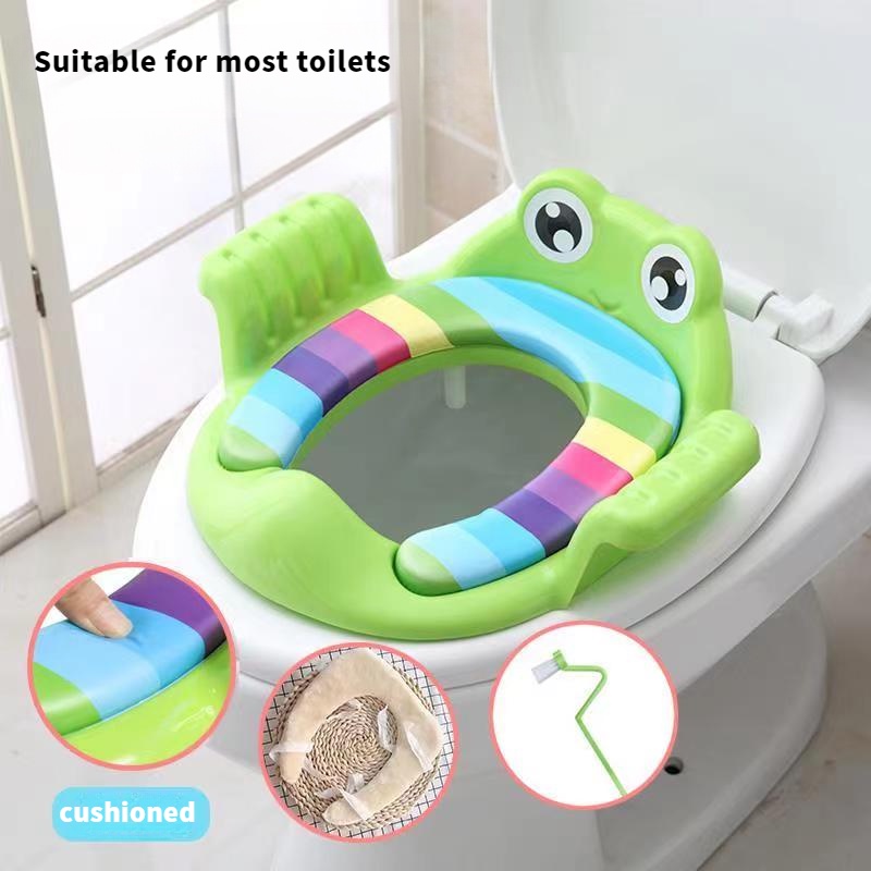 Baby Toilet Seat Children Potty Safe Seat With Armrest for Kids Toilet