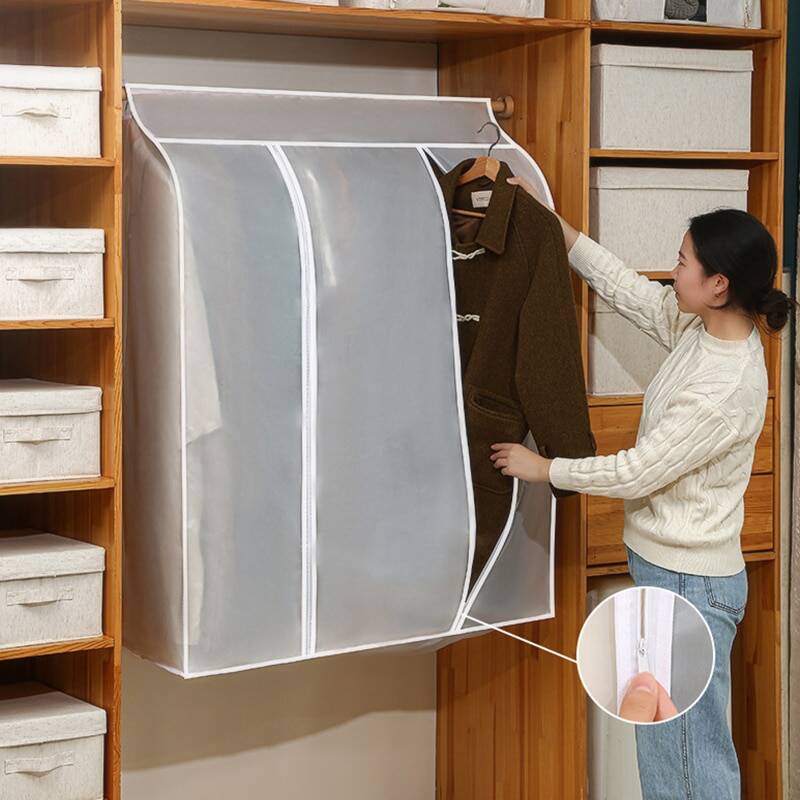 Rules Wardrobe Clothes Storage PEVA Clothes Dust Cover Fully Enclosed Garment Suit Clothes Cover