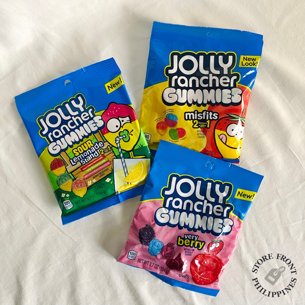 [ON HAND] Jolly Rancher Gummies Sour, Sour Lemonade,Very Berry, 2 in 1