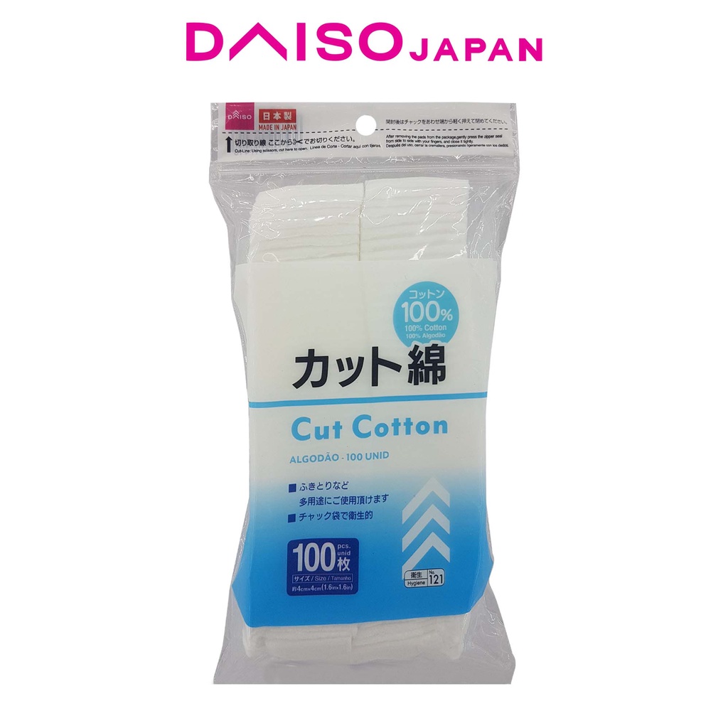 Daiso Cut Cotton Pads Shopee Philippines