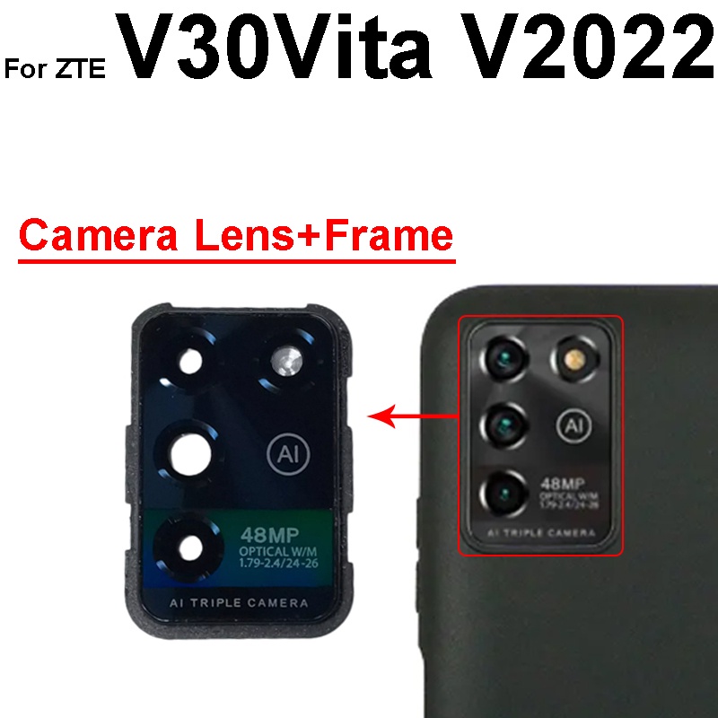 Back Camera Glass Lens Cover For ZTE V2020 V30 Vita 8030 Rear Camera ...