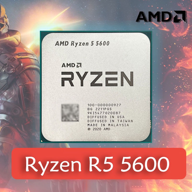 AMD Ruilong New 5000 series R5 5600X R7 5700X R9 5900X 5600g spot bulk ...