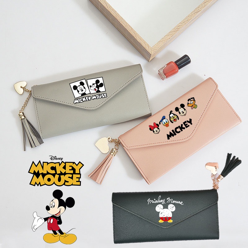Cartoon Mickey Mouse Wallet Cute Wallet Korean Wallet Women Coin Purse ...