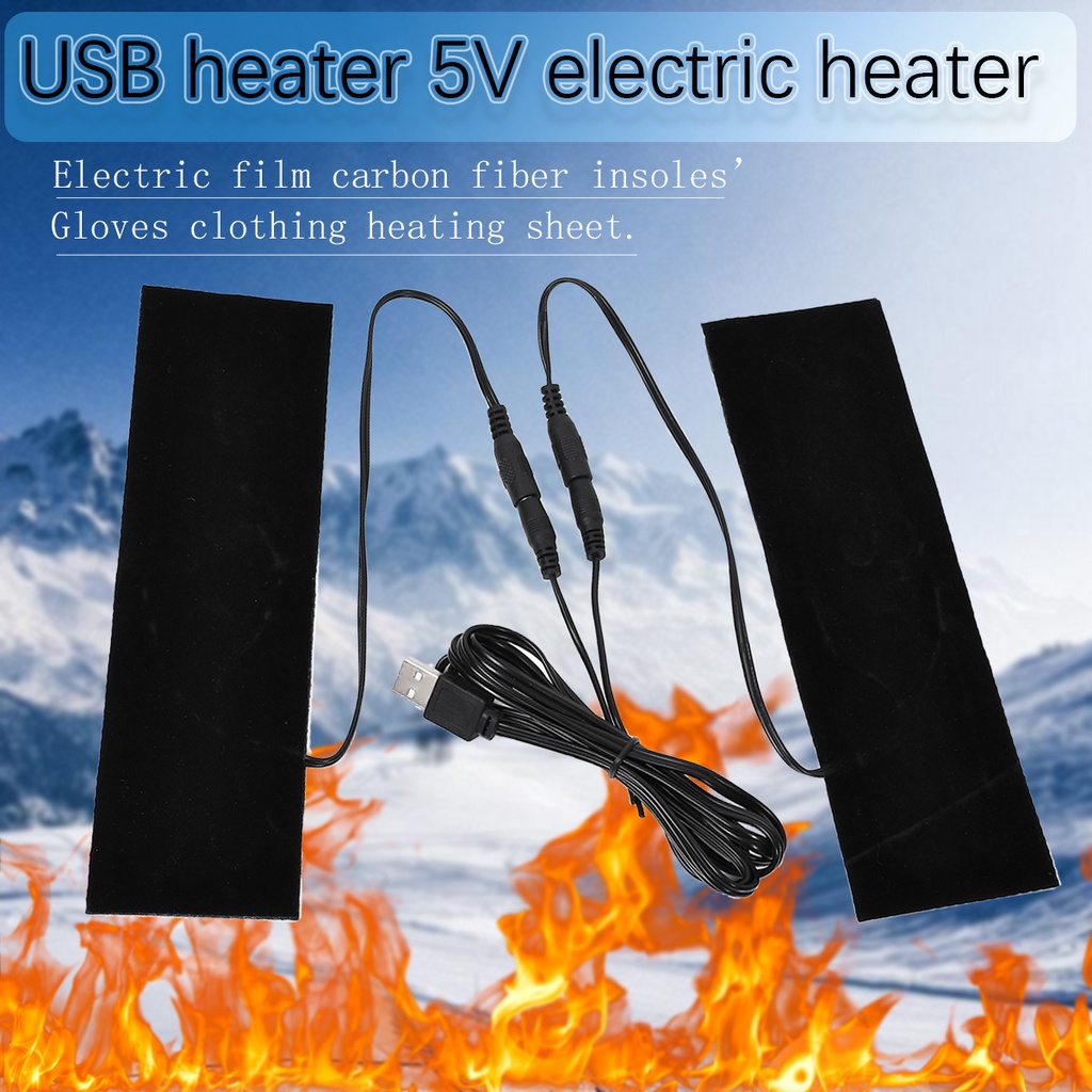 5V Electric Winter Infrared Fever Heat Mat Carbon Fiber Heating Pad ...