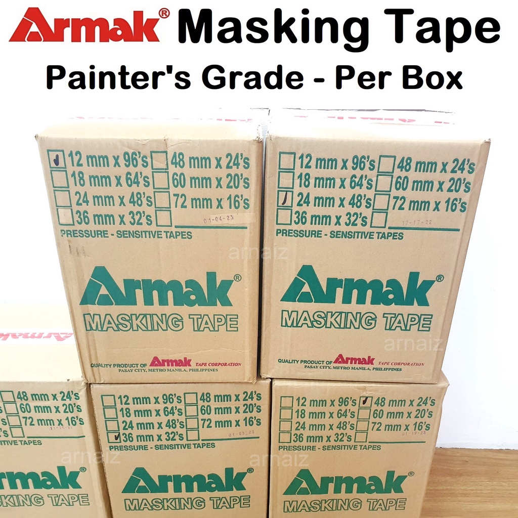 Armak Masking Tape Per BOX Painter's Grade Masking Tape Armak Green