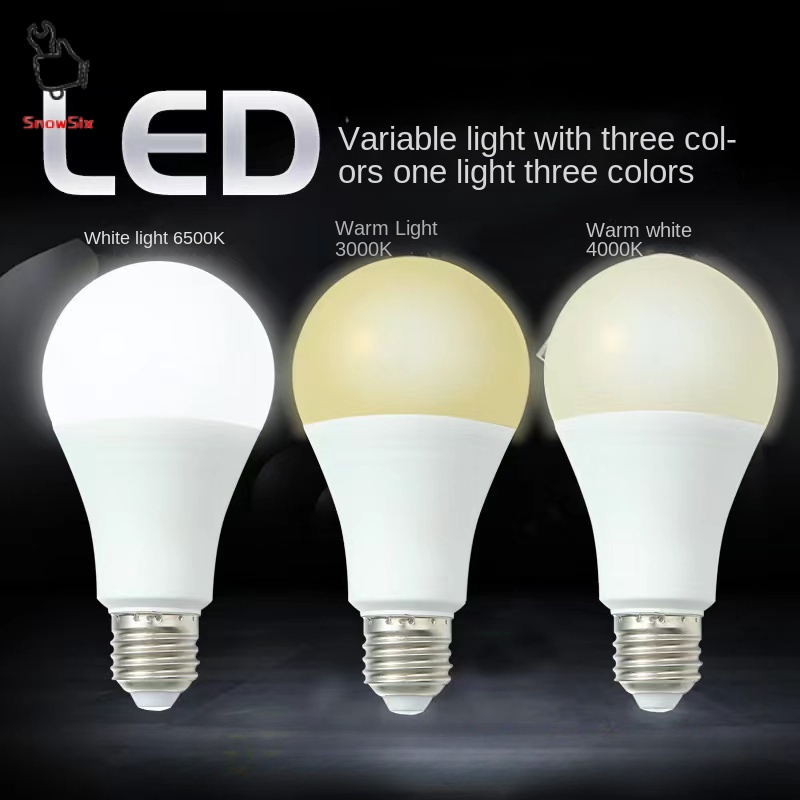 7/9/12/15/20W Tri-Color LED Bulb Lamp/ Home Ultra Bright Energy Saving ...