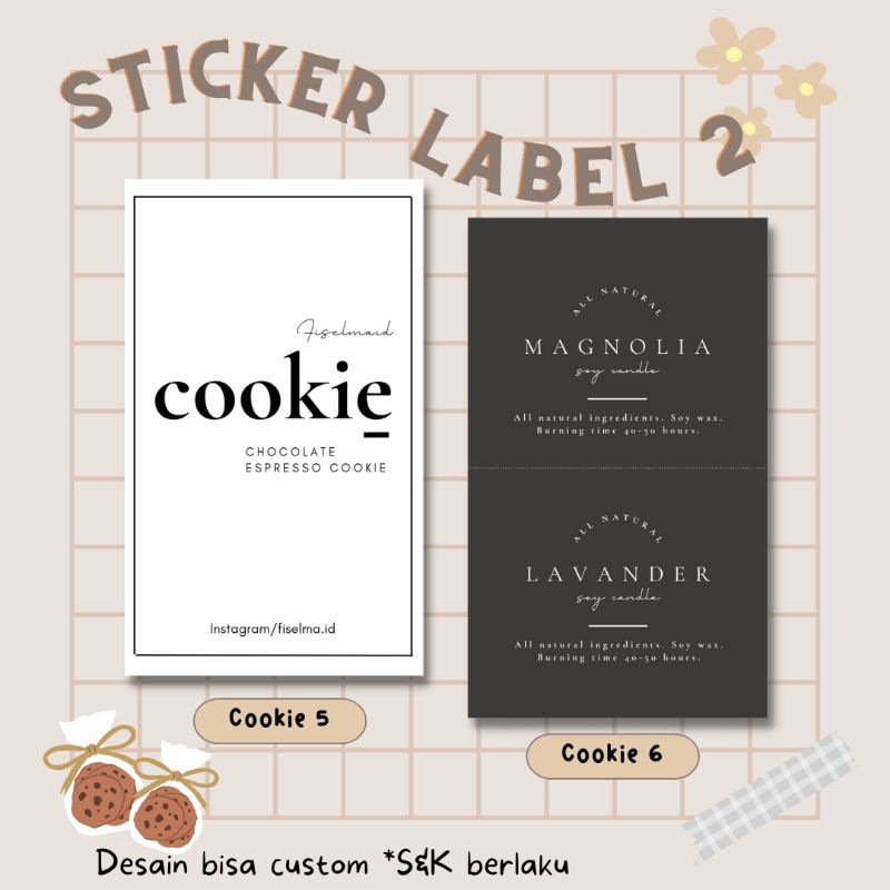Cake Packaging Label Sticker/Gift/custom | Shopee Philippines