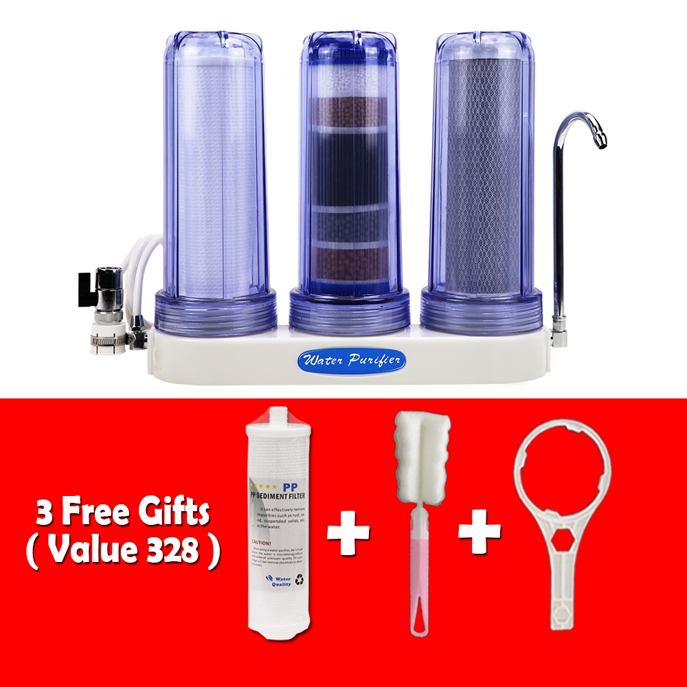 7 in 1 Alkaline Water Filter Water Purifier Leakproof Water Purifier