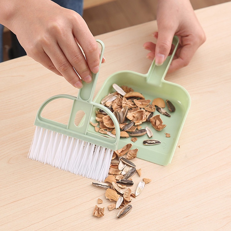 Small Broom Desktop Household Mini Cleaning Broom Dust Collector