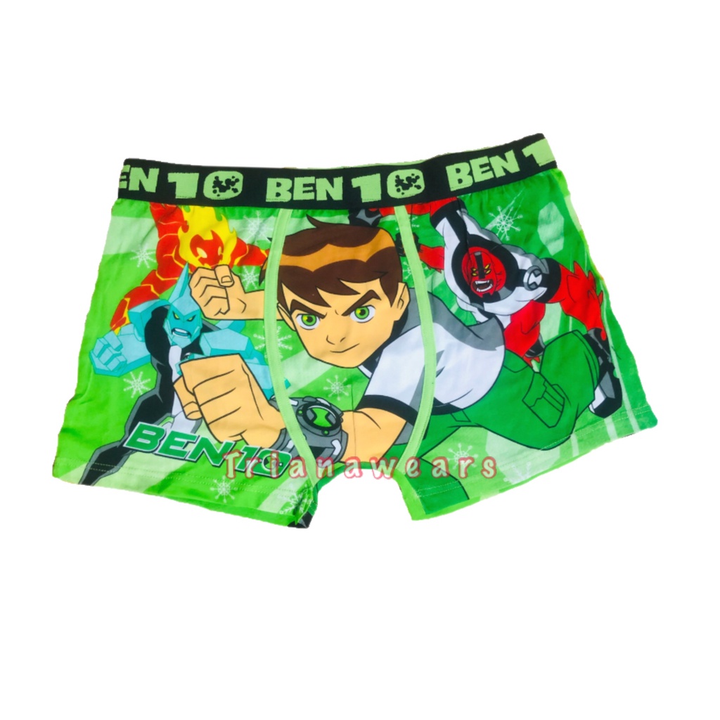 Benten Ben10 Character Boxer Brief For Adult Men Boxer Short Underwear