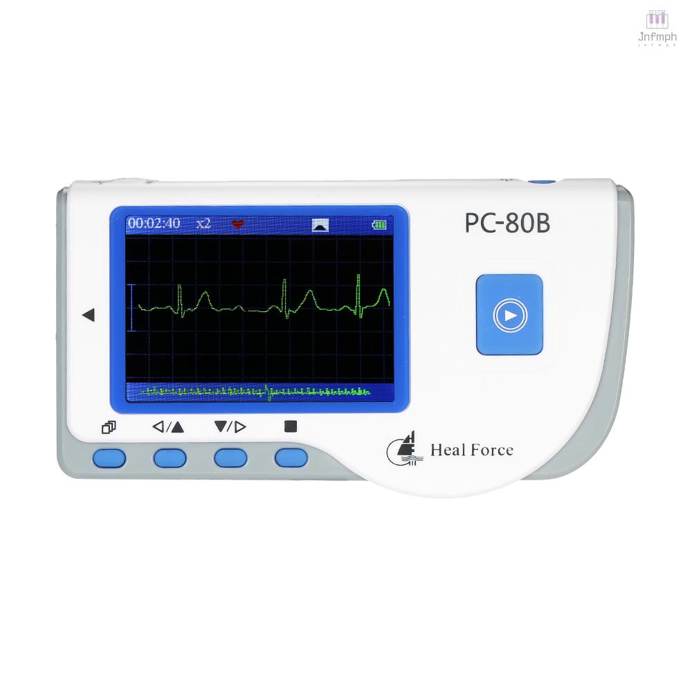 Heal Force Medical Portable ECG EKG Monitor Machine Heart Rate Monitor