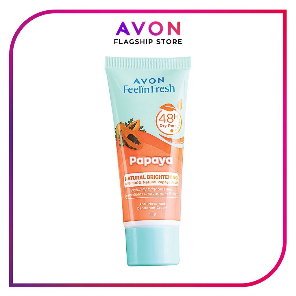 Avon Feelin Fresh Papaya Quelch 55g Shopee Philippines