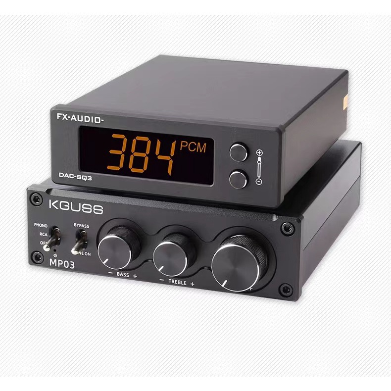 FX-AUDIO DAC-SQ3 Decoder+KGUSS MP03 Amplifier | Shopee Philippines