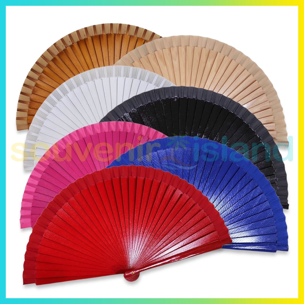 Wooden Spanish Fan (plain) Handfan Philippine Souvenir 