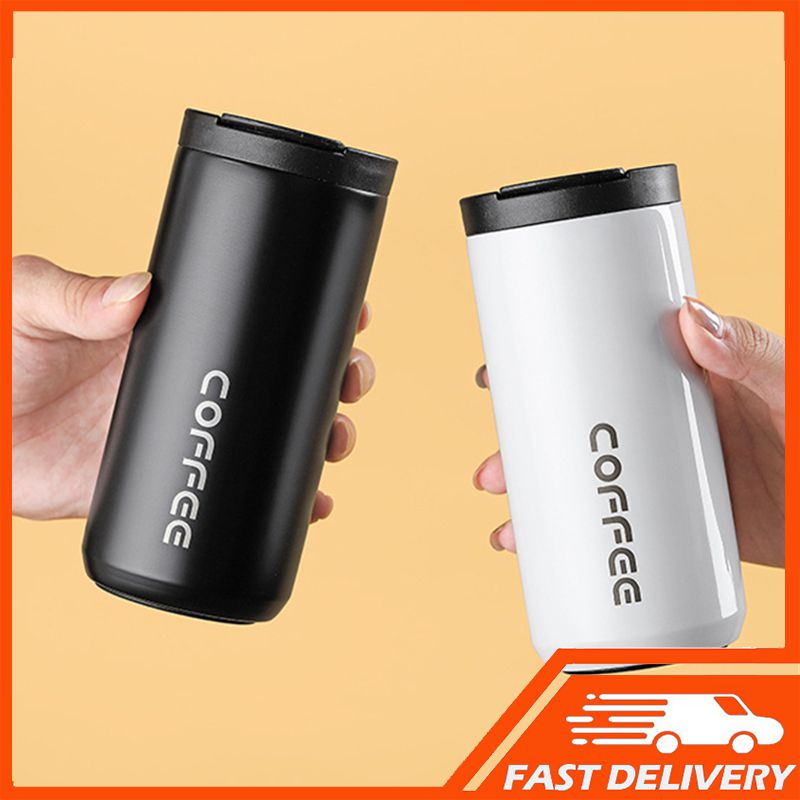 300/500ml Simple Coffee Mug Leak Proof Flask Thermos Hot Cold Water Tumbler Drink Bottle