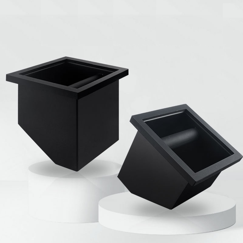 Koryaiko Stainless Steel Built-in Coffee Grounds Bucket Knock Box ...