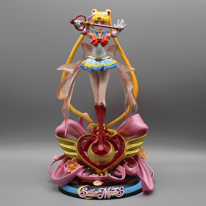 Figurine Sailor Moon 35 Cm – Statue Lumineuse LED – Collection Manga – Neuve