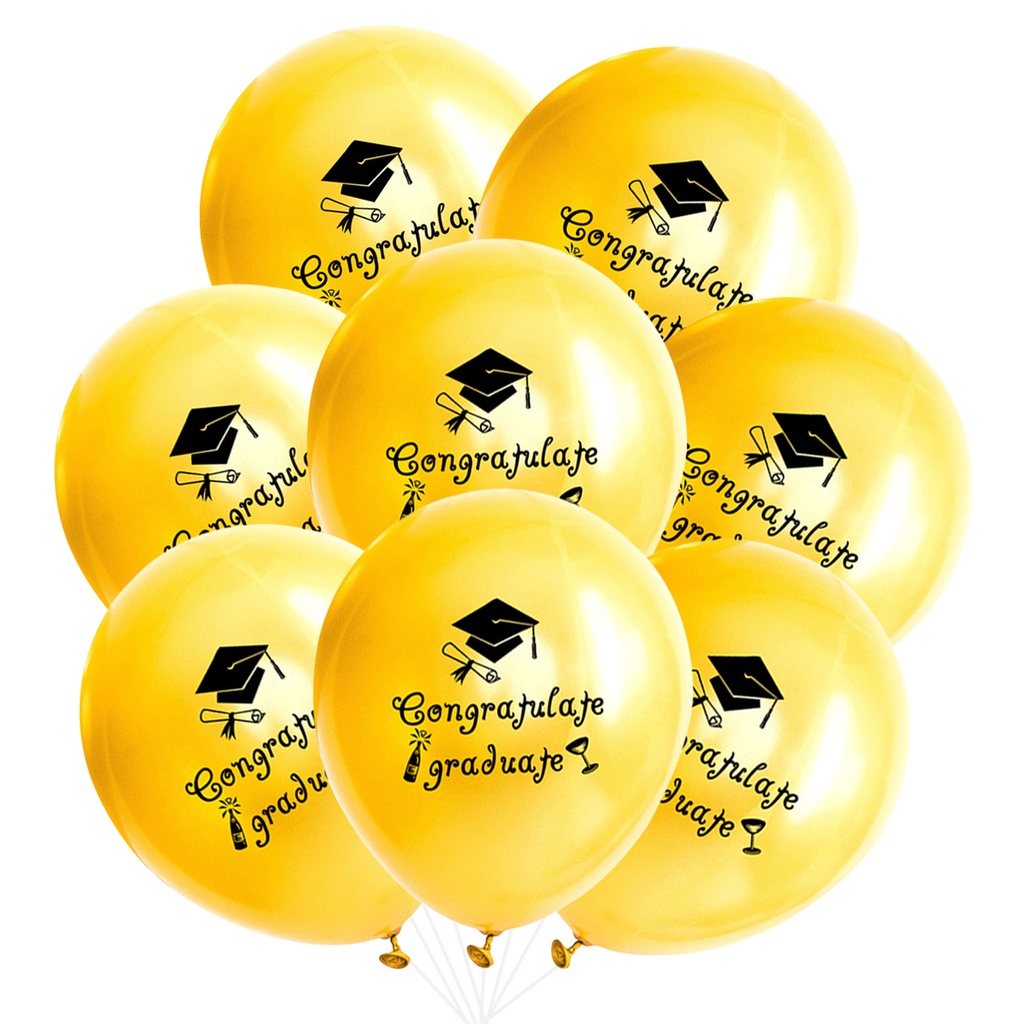 Balloons Decor Letter Balloon Latex Garland Party Graduation Rubber