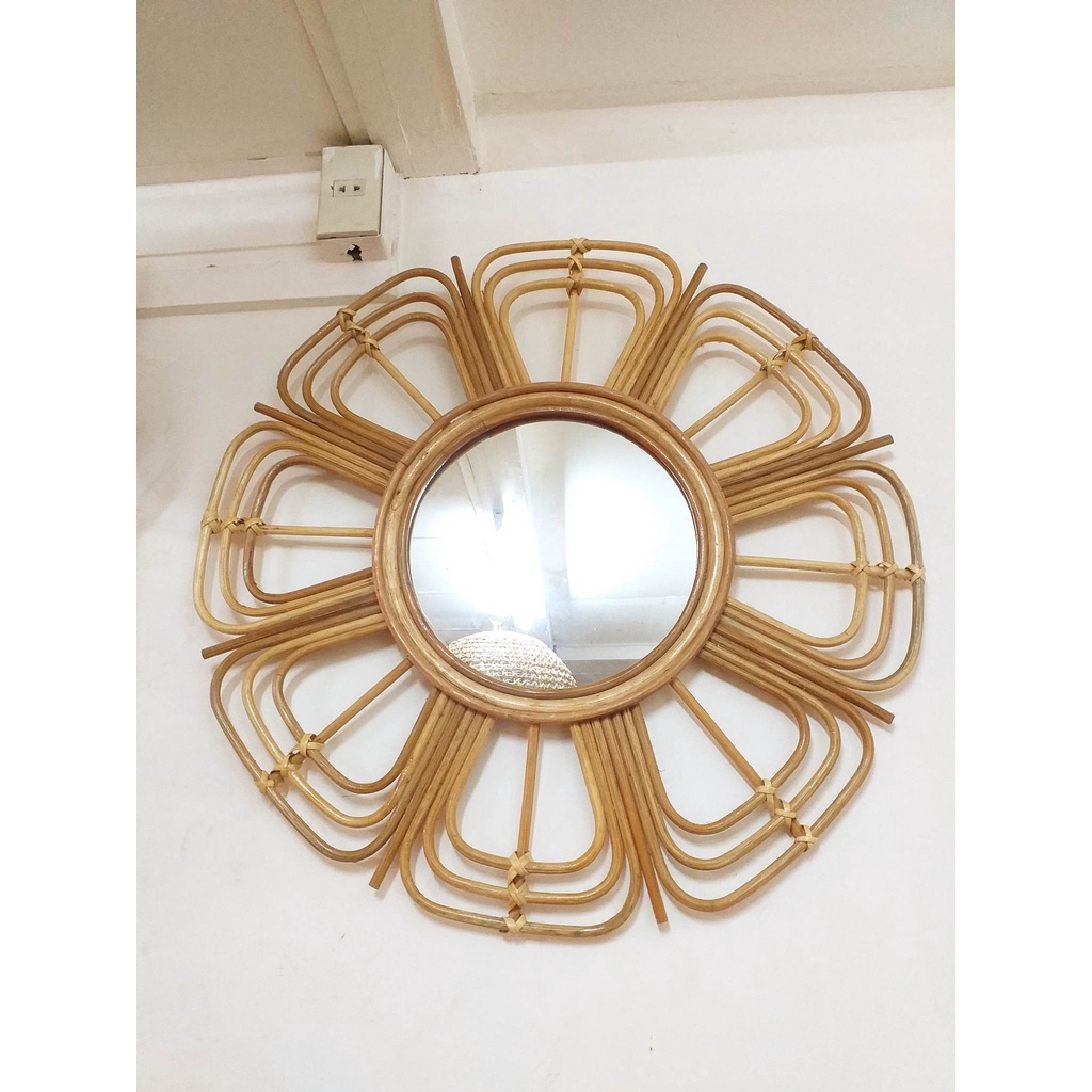 Manila Planters Rattan Mirror 05 Shopee Philippines