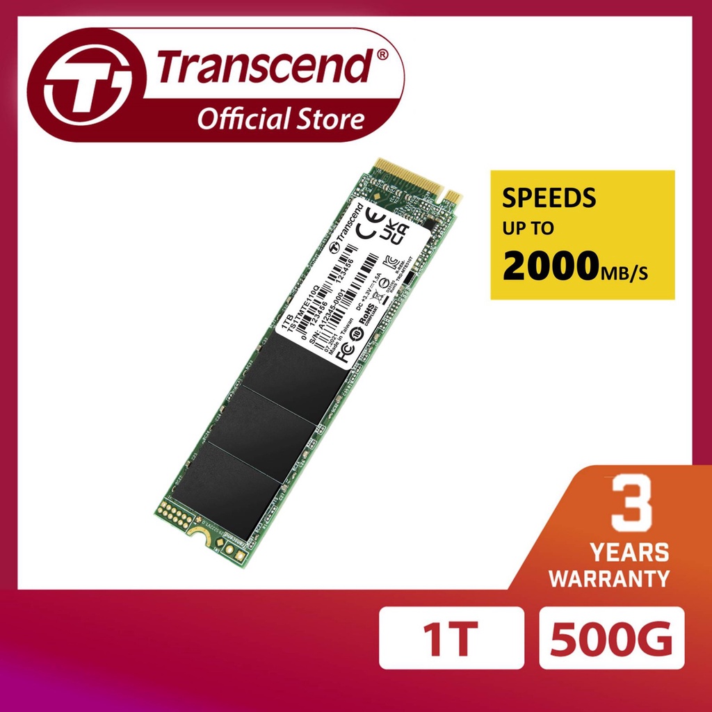 Transcend PCIe SSD 110Q 1TB（Buy Transcend 110Q 1 TB NVMe