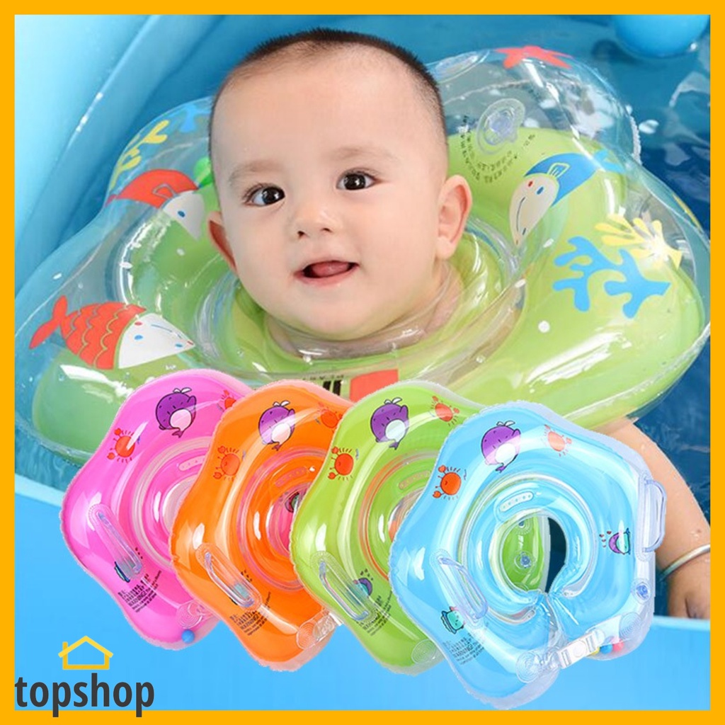TOPSHOP Swimming Baby Neck Floater Neck Ring Safety Infant Float Circle ...