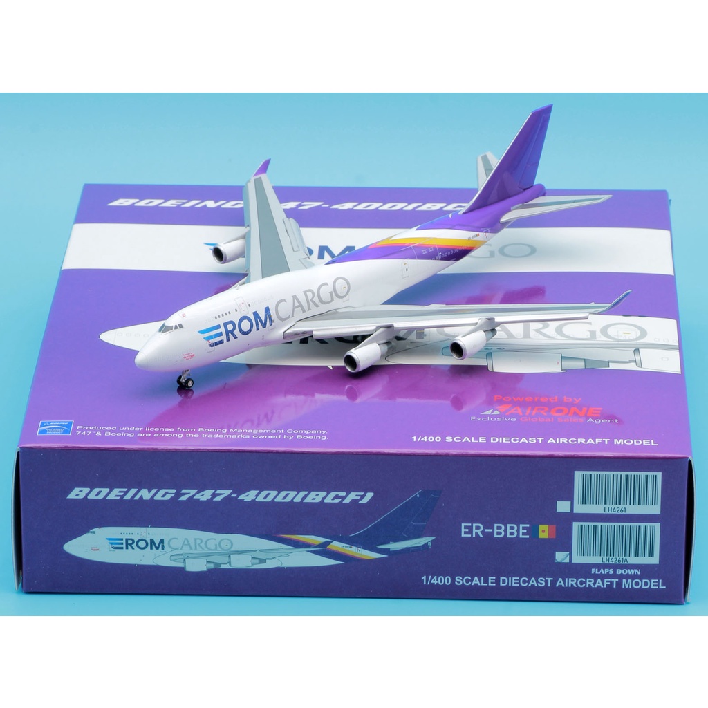 Maquette Avion B747-400 (BCF) B-KAE - JC Wings 1:200 - Modèle Diecast Collector