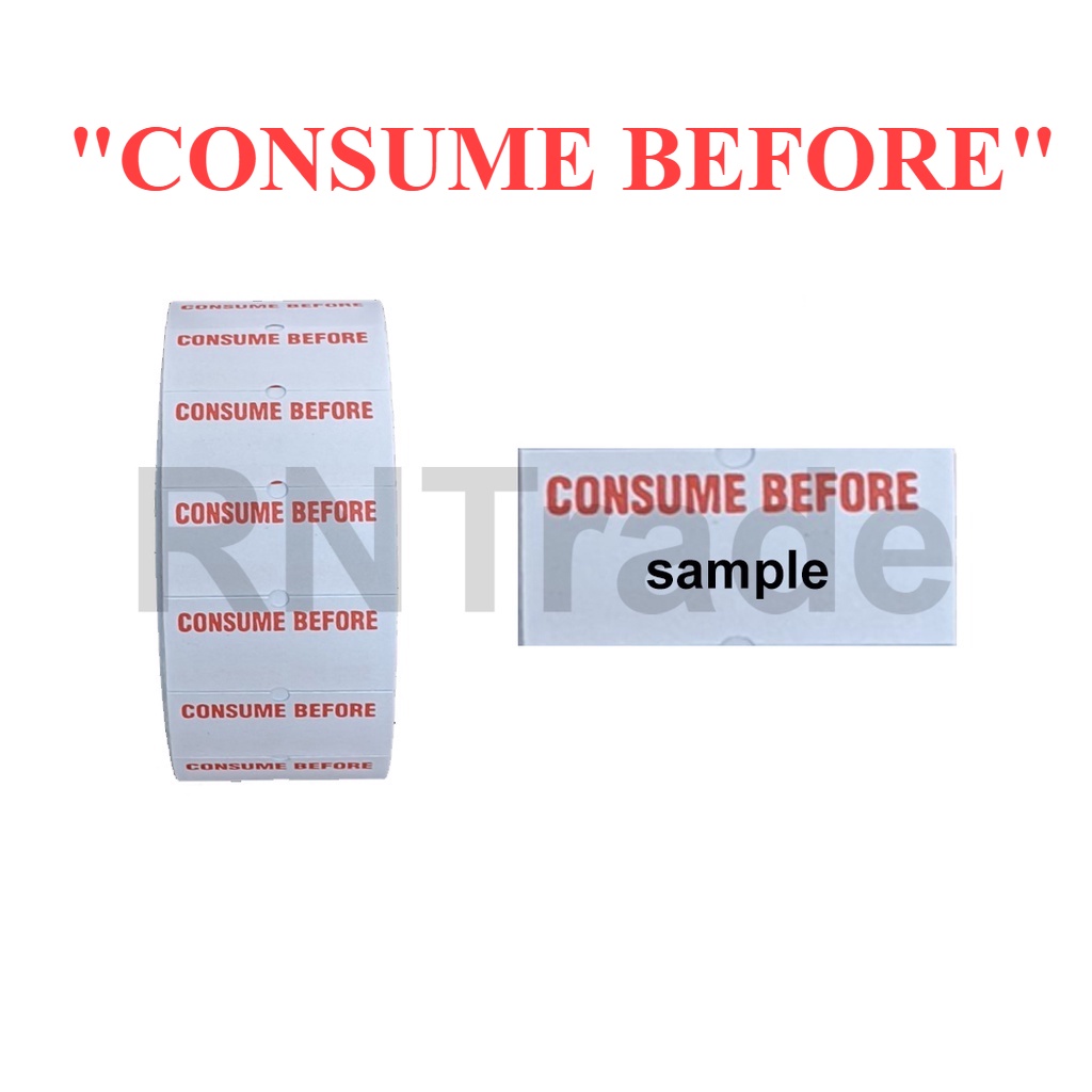 Date Sticker Label Best Before Expiry Date Consume Before Plain