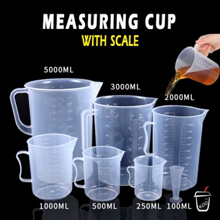 5/8/10PCS 20ml/30ml/50ml/250ml/500ml/1000ml Measuring Jug Plastic