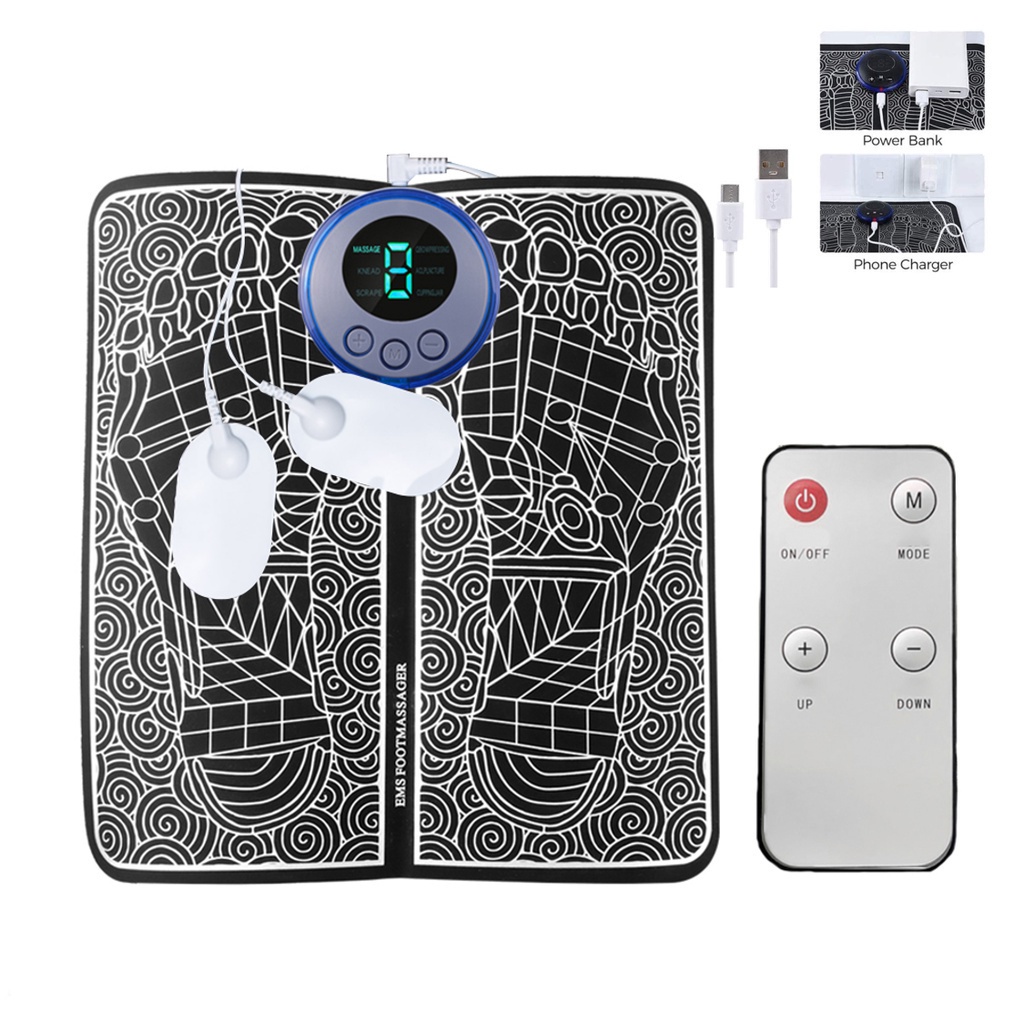 Foot Massage Cushion Electric EMS Health Care Relax Muscles Shopee