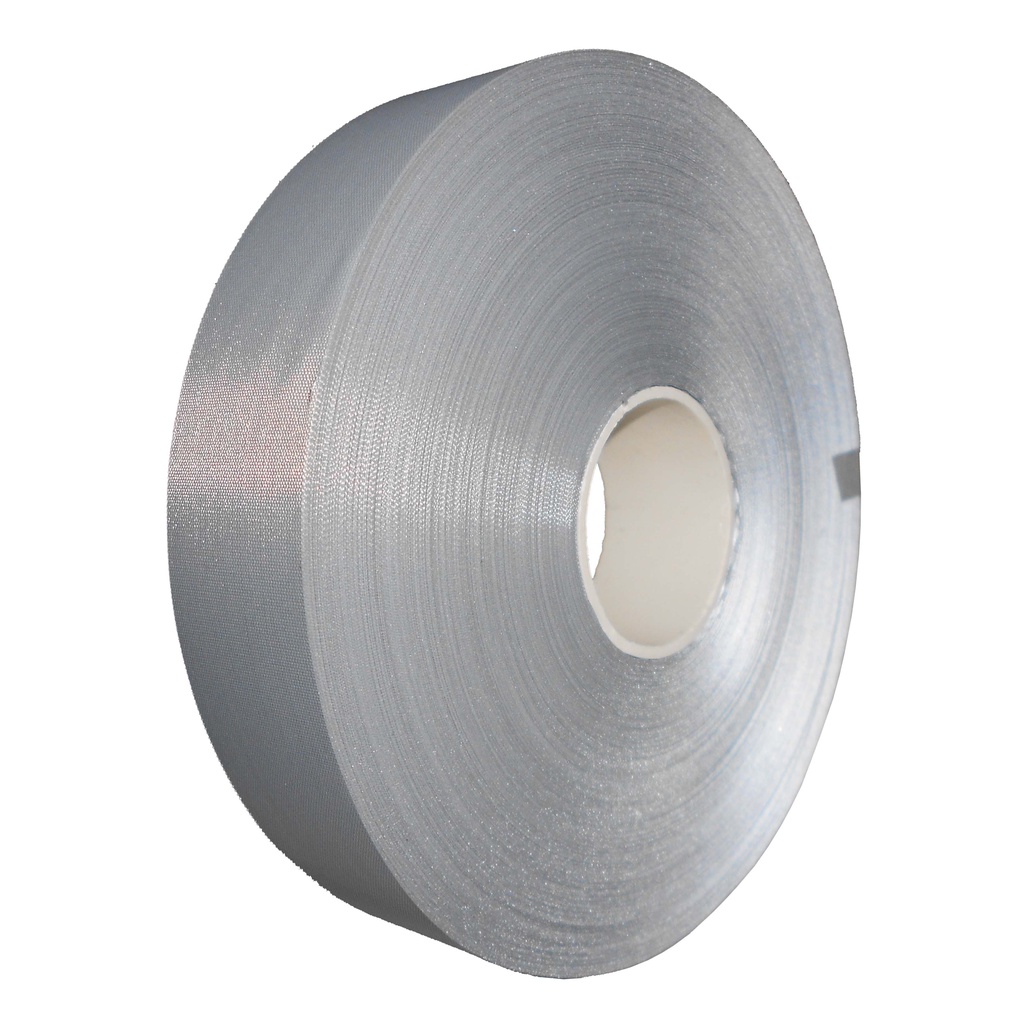Reflector Fabric Strip/Ribbon - Silver/Gray - Safety Wear - 100m by 1 ...