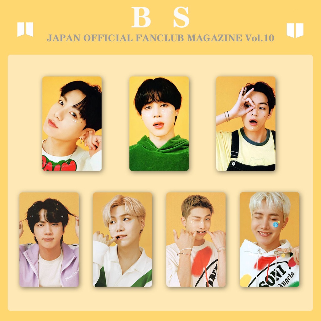 Joon bts japan fc vol.10 + yet to come photocard authentic set