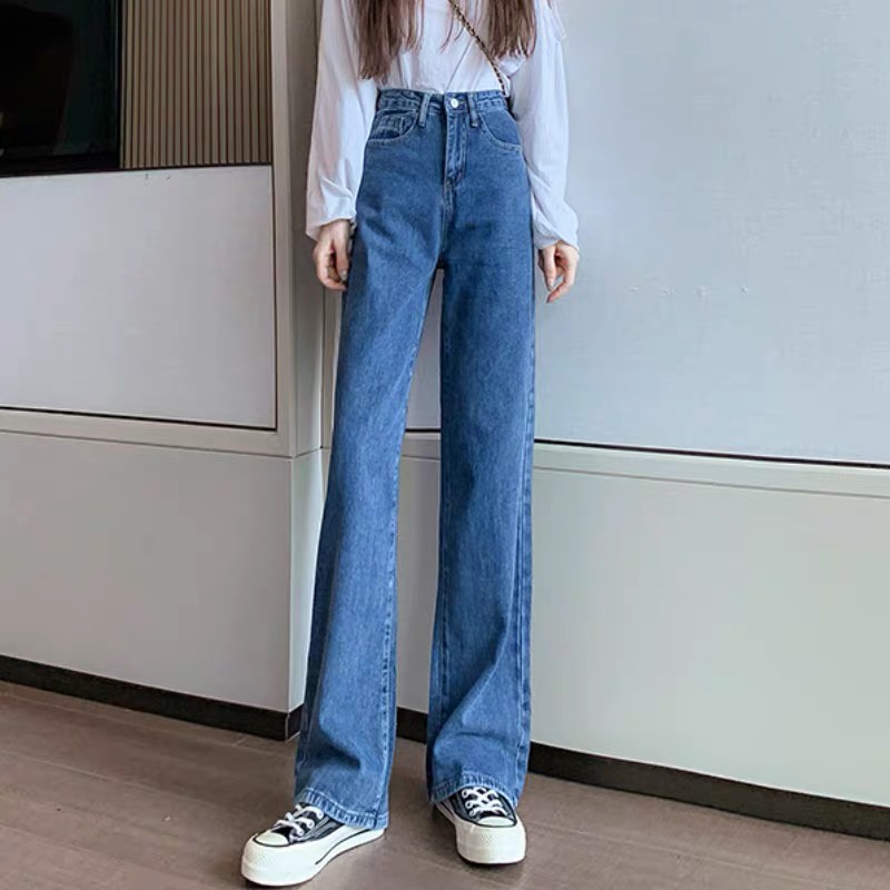 Qiaoli Mom Jeans HighWaist WIDE LEG Jeans for Women cod | Shopee ...