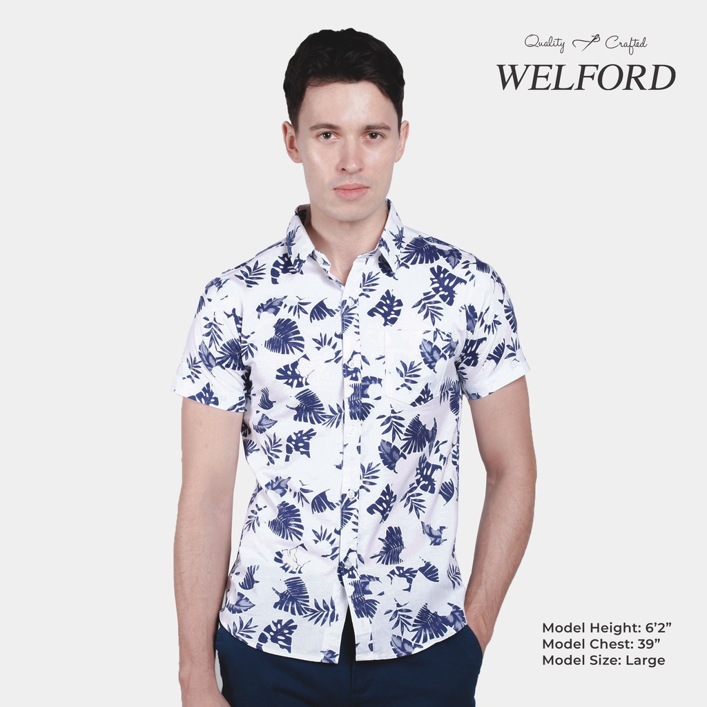 Printed Short Sleeves Polo for MEN CLASSIC FIT (CLIFTON) Shopee Philippines