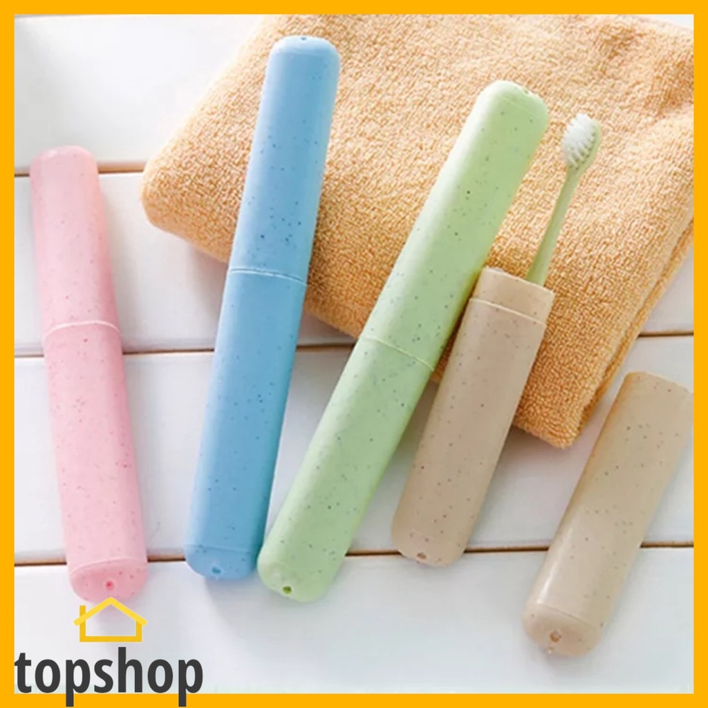 TOPSHOP Travel Toothbrush Case Portable Container Holder Dustproof with ...