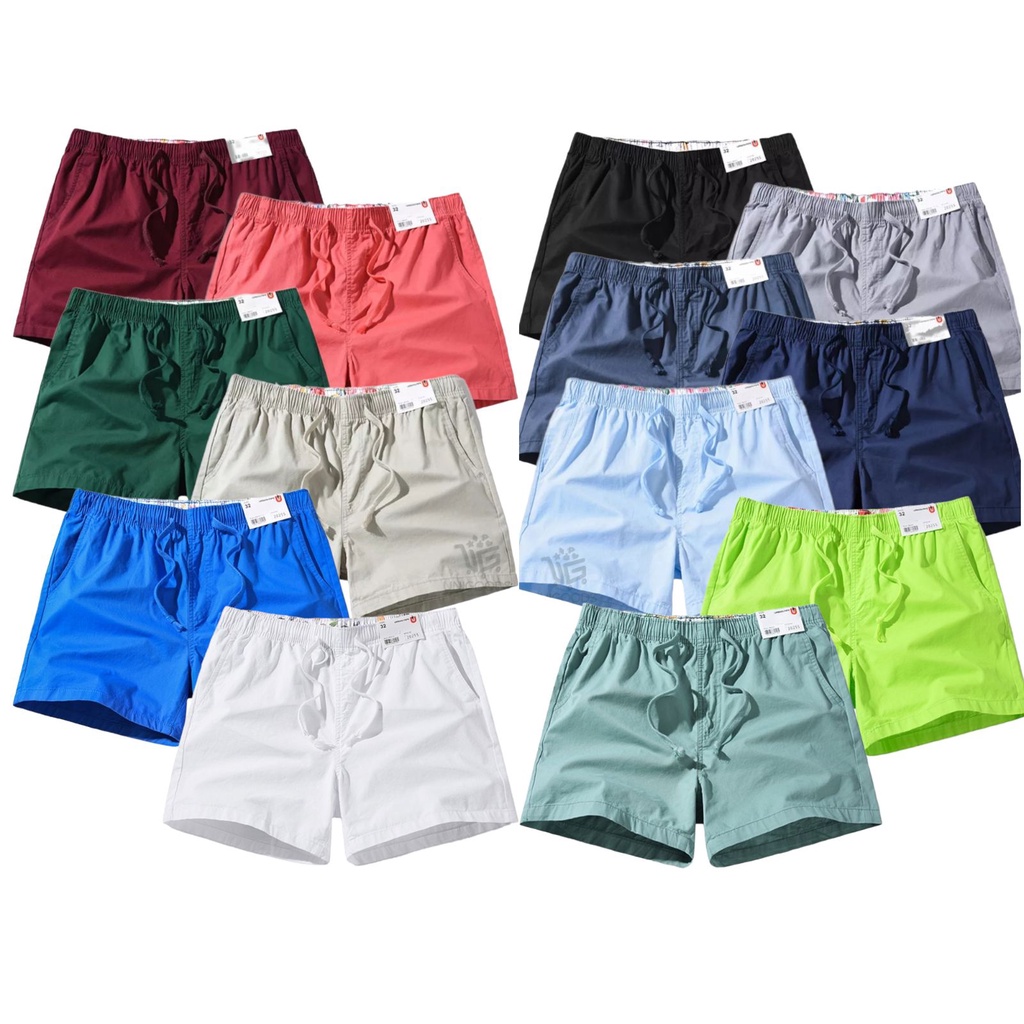 URBAN PIPE Shorts for Men Board Plain AboveKnee Casual Drawstring Mid