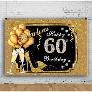 Shop backdrop for 60th birthday for Sale on Shopee Philippines