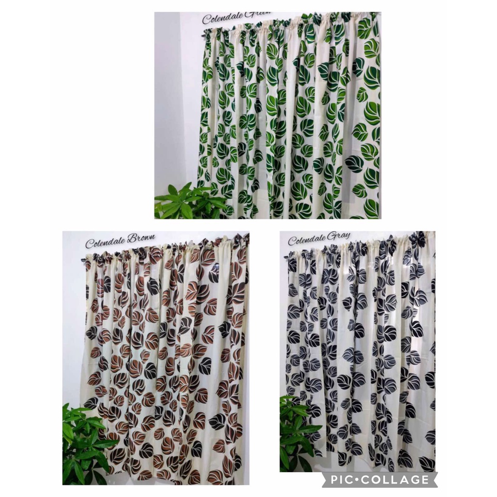 Non-Ring Curtain/Window Ringless Curtain/Suksukan only 70inches length ...