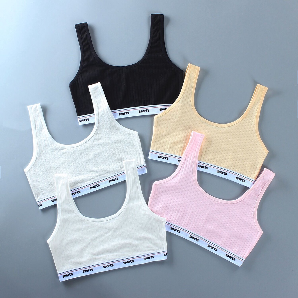 3PC Teenage Girls Underwear Teenager Training Bras Kids Girls Bra ...