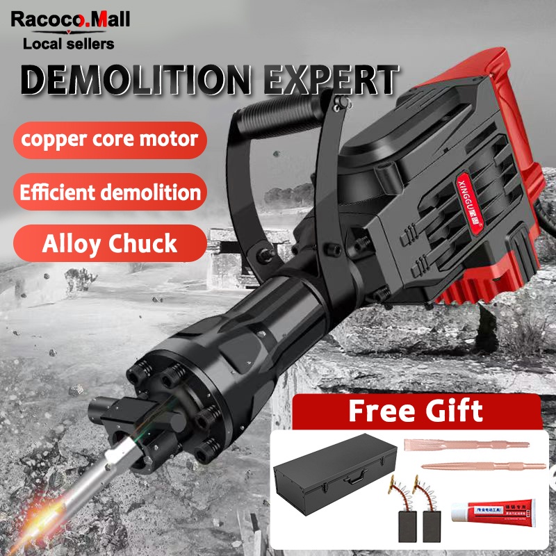 Demolition Jack Hammer Blasting Hammer Rock Drill 4900W 220V Heavy Duty