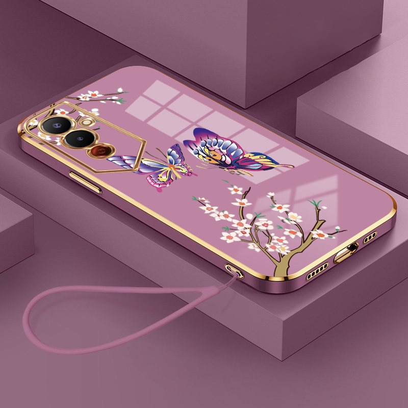 Casing Tecno Pova 4 Pro 2 3 Neo 2 Camon 18 19 Neo Beautiful Butterfly ...