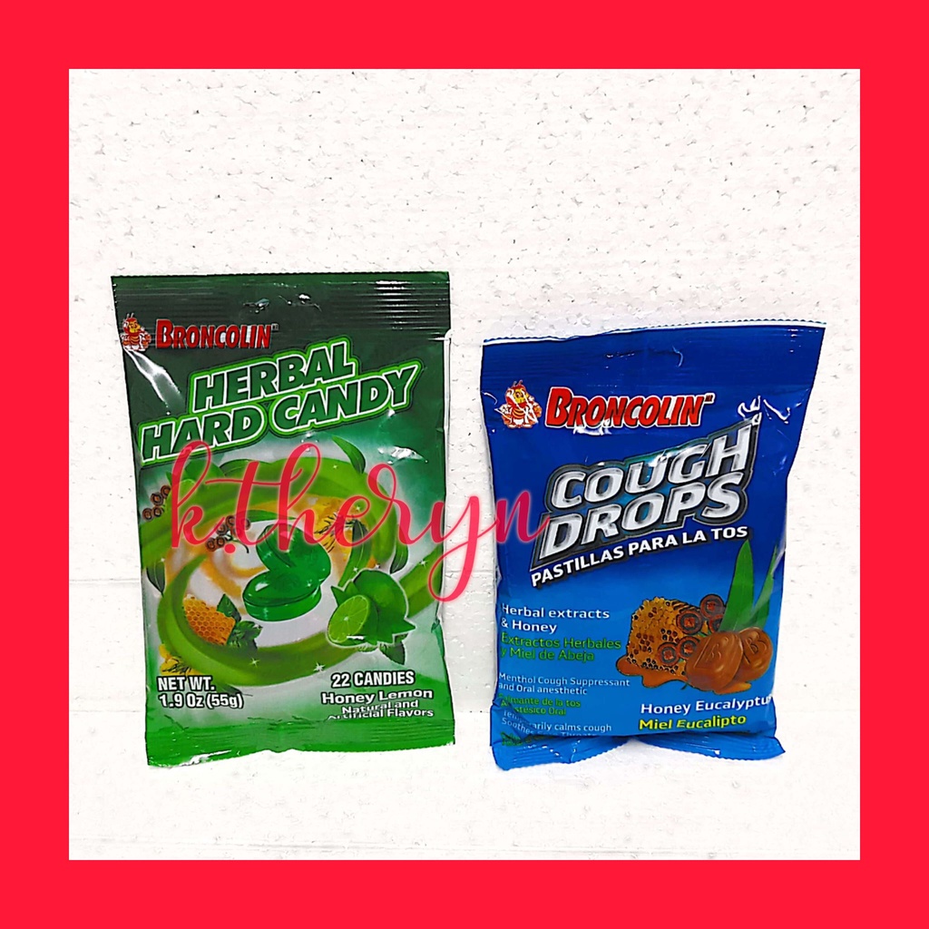 Broncolin HERBAL HARD CANDY, 22 DROPS Shopee Philippines