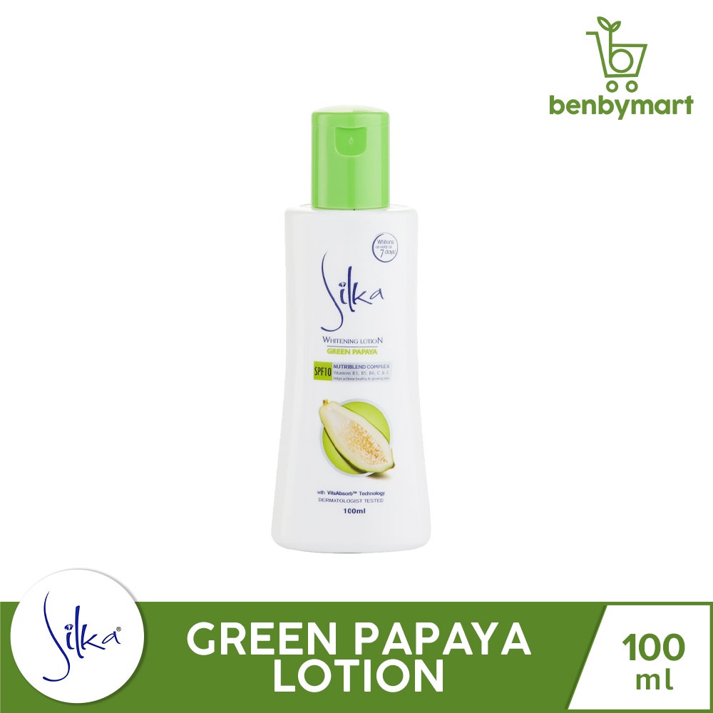 Silka Green Papaya Lotion 100ml Shopee Philippines