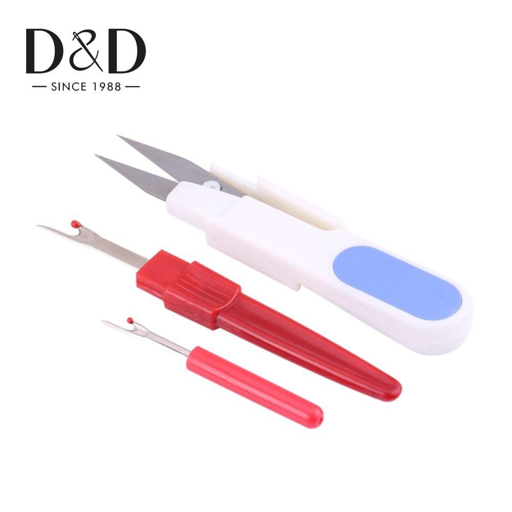 3 pcs/set Seam Ripper and Thread Remover Kit Sewing Pruning Scissors